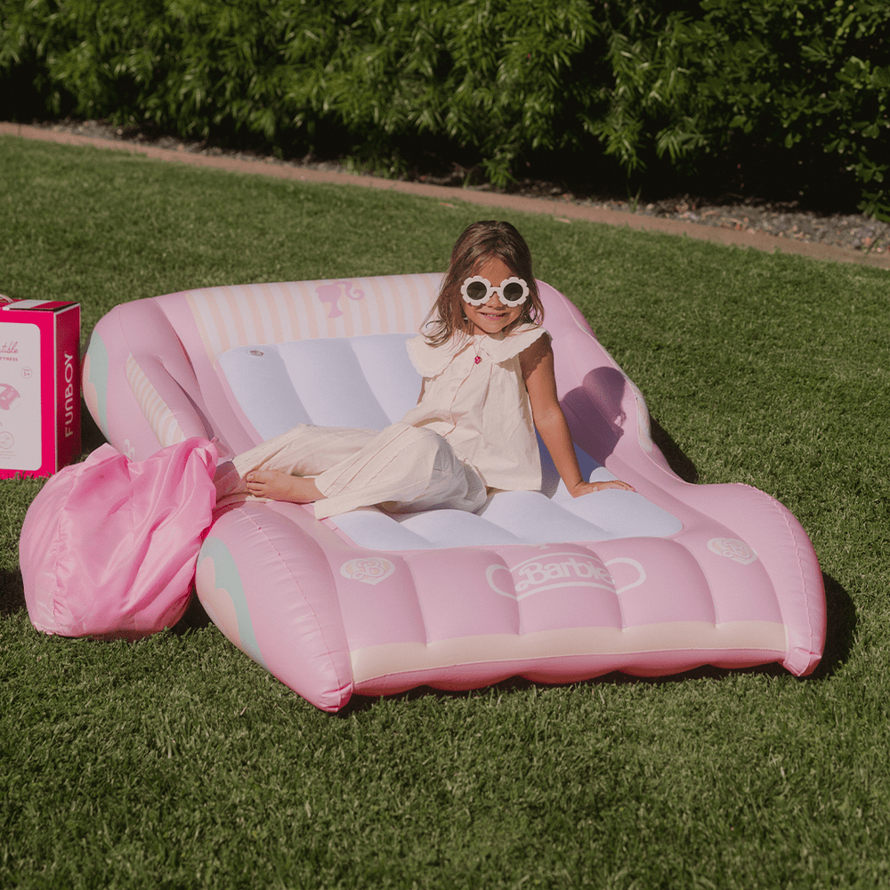 Barbie Bed: Inflatable Kid's Sleepover Bed | FUNBOY US