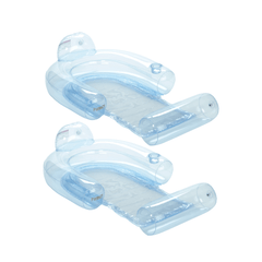 Clear Aqua Mesh Chair Pool Float - 2 Pack | FUNBOY US