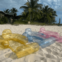 Clear Yellow Mesh Chair Water Hammock - 2 Pack | FUNBOY