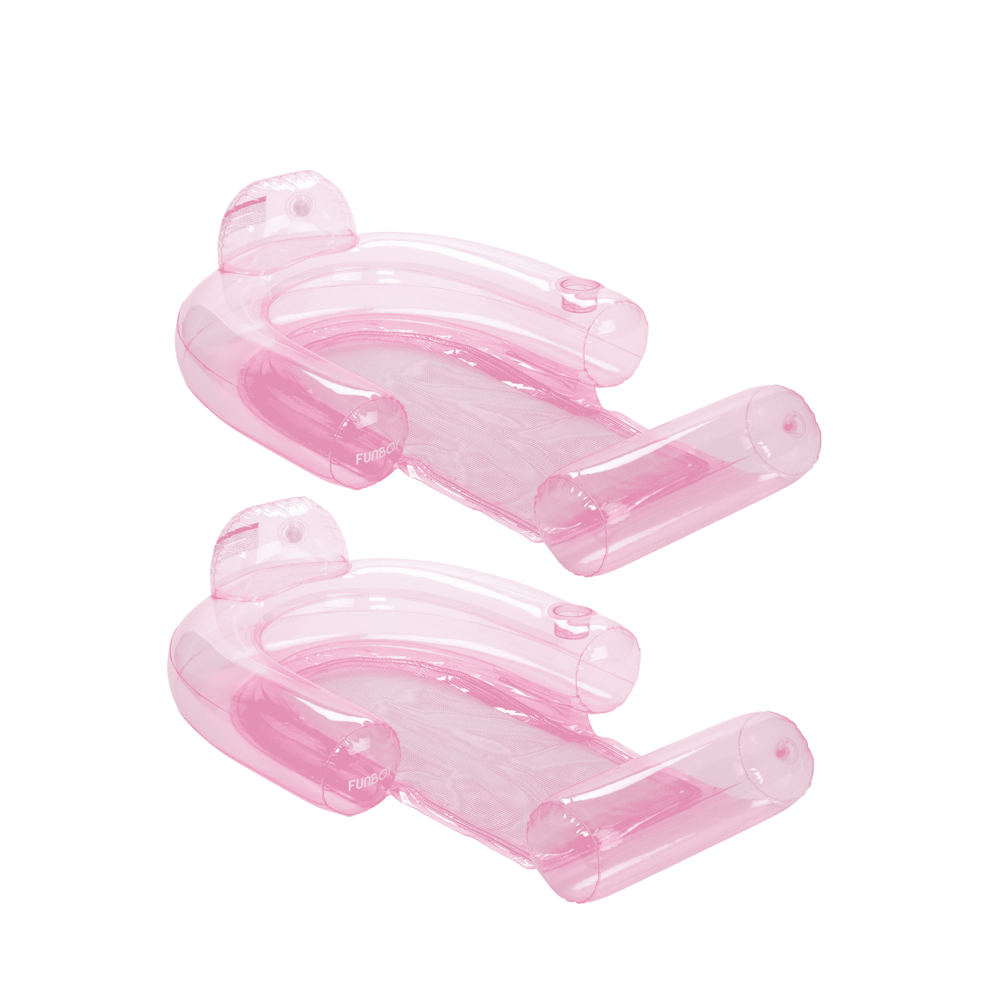 Clear Pink Mesh Chair Water Hammock - 2 Pack | FUNBOY Near Me