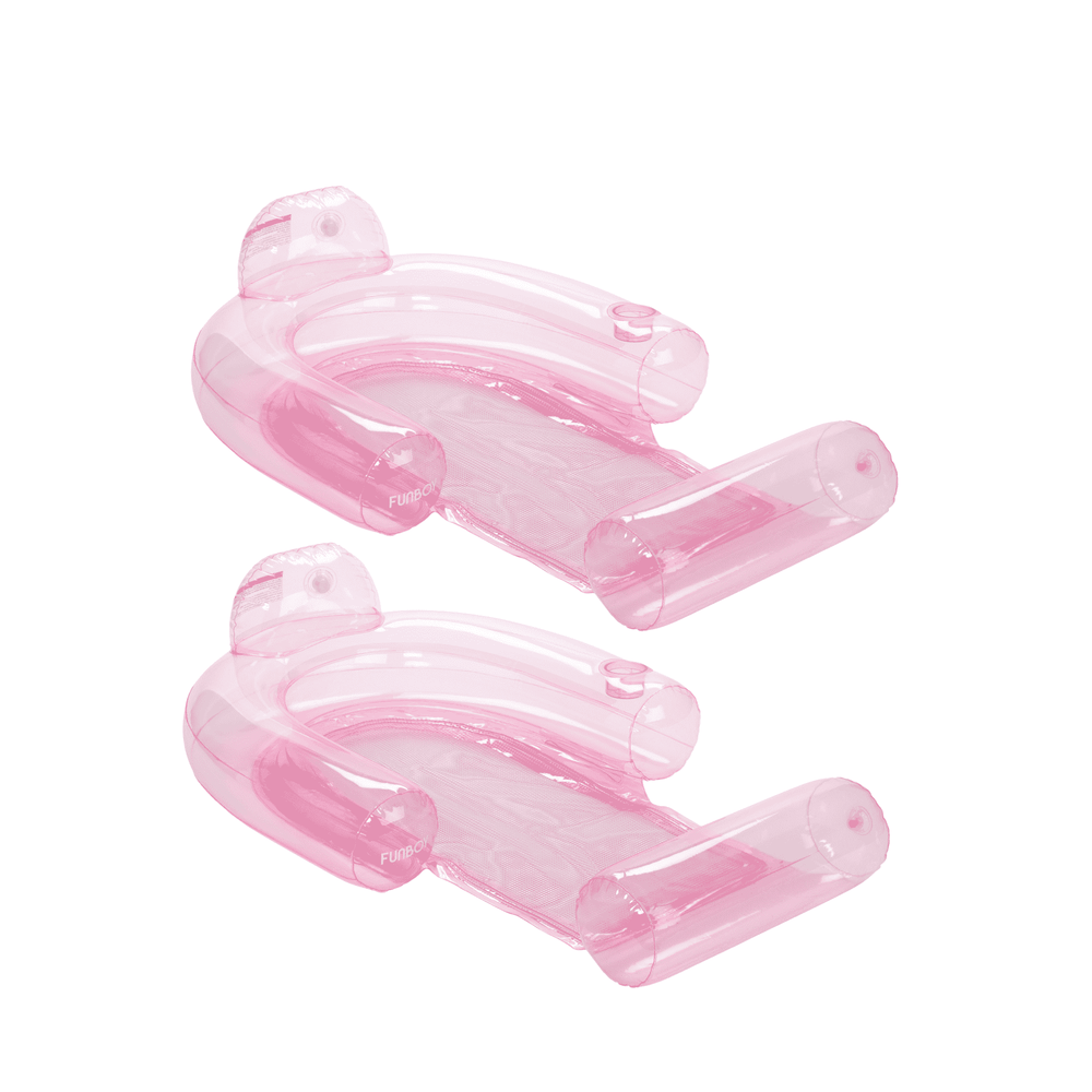 Clear Pink Mesh Chair Water Hammock - 2 Pack | FUNBOY Near Me