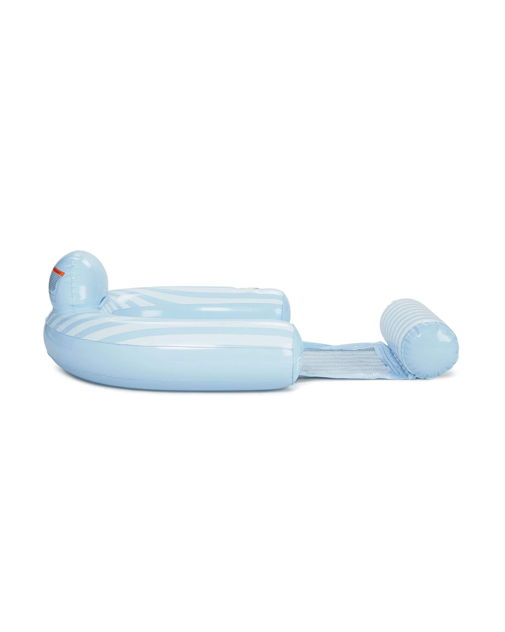 Blue & White Stripe Coastal Mesh Chair Pool Float | FUNBOY Online