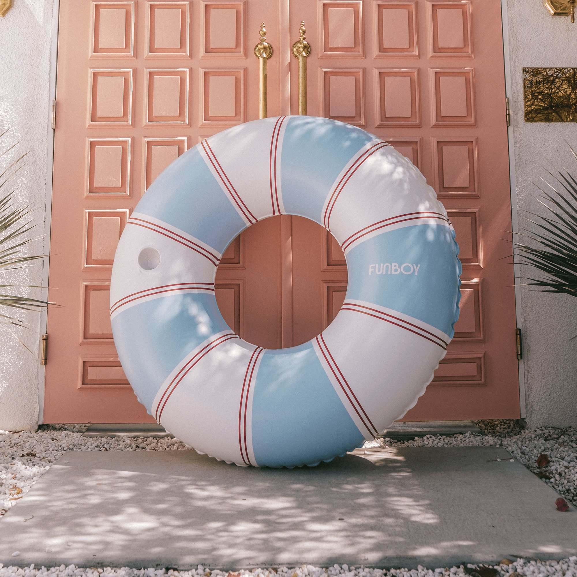 Red & Blue Striped Vintage Lux Tube Float | FUNBOY Sale