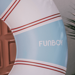Red & Blue Striped Vintage Lux Tube Float | FUNBOY Sale