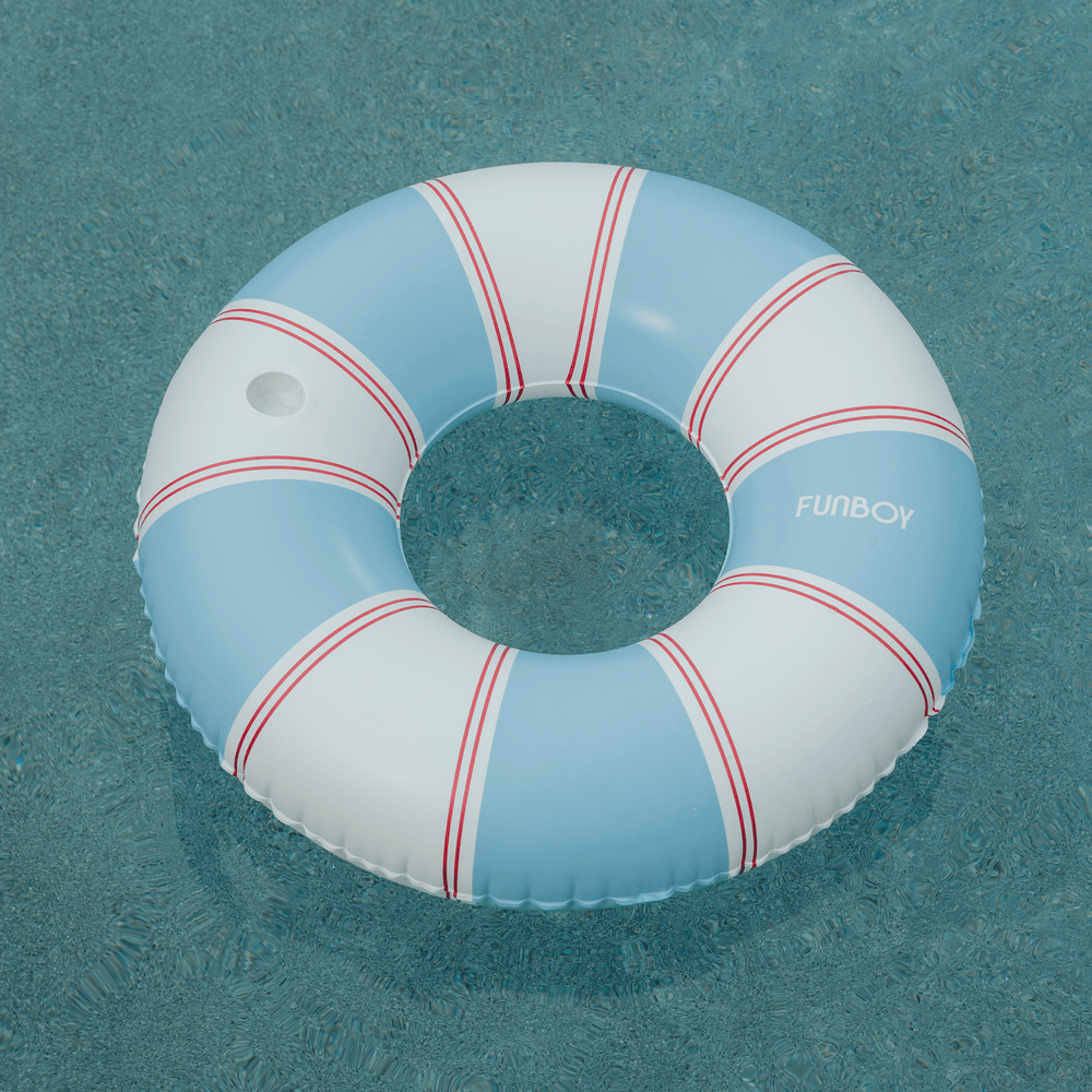 Red & Blue Striped Vintage Lux Tube Float | FUNBOY Sale