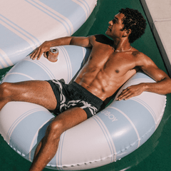 Light Blue Vintage Lux Tube Float | FUNBOY US