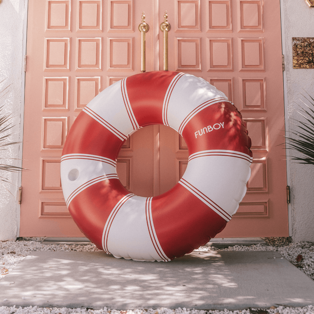 Red Vintage Lux Tube Float | FUNBOY Online