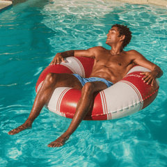 Red Vintage Lux Tube Float | FUNBOY Online