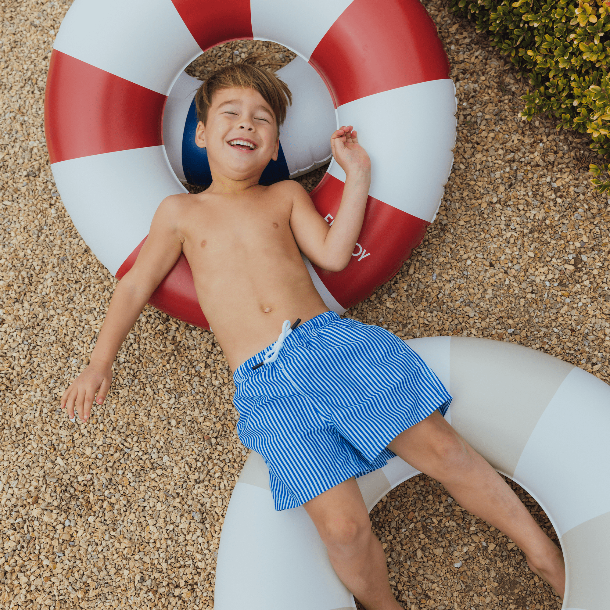 Pool Tubes for Kids: Vintage Kids Tube Float, Red | FUNBOY For Sale