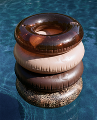 SKIMS x FUNBOY Luxe Cheetah Tube Float- 46" Inflated w/ cup holder | FUNBOY Sale