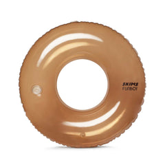 SKIMS x FUNBOY Sienna Clear Tube Float - 46" inflated w/ Cup Holder | FUNBOY Online