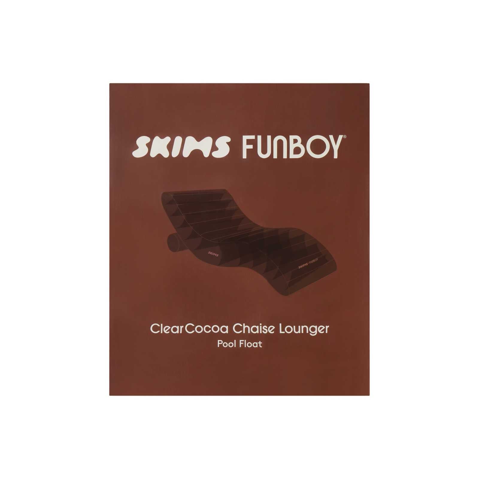 SKIMS x FUNBOY Cocoa Clear Chaise Lounger | FUNBOY Online