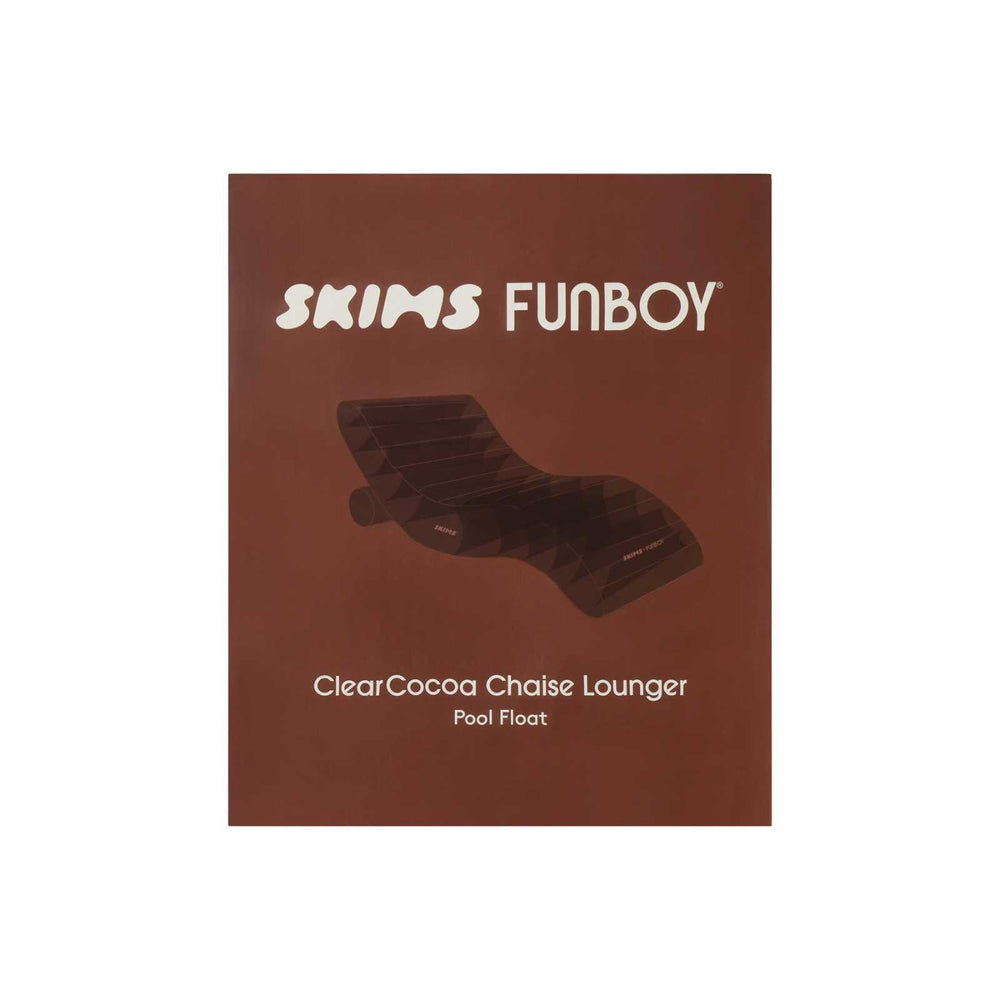 SKIMS x FUNBOY Cocoa Clear Chaise Lounger | FUNBOY Online
