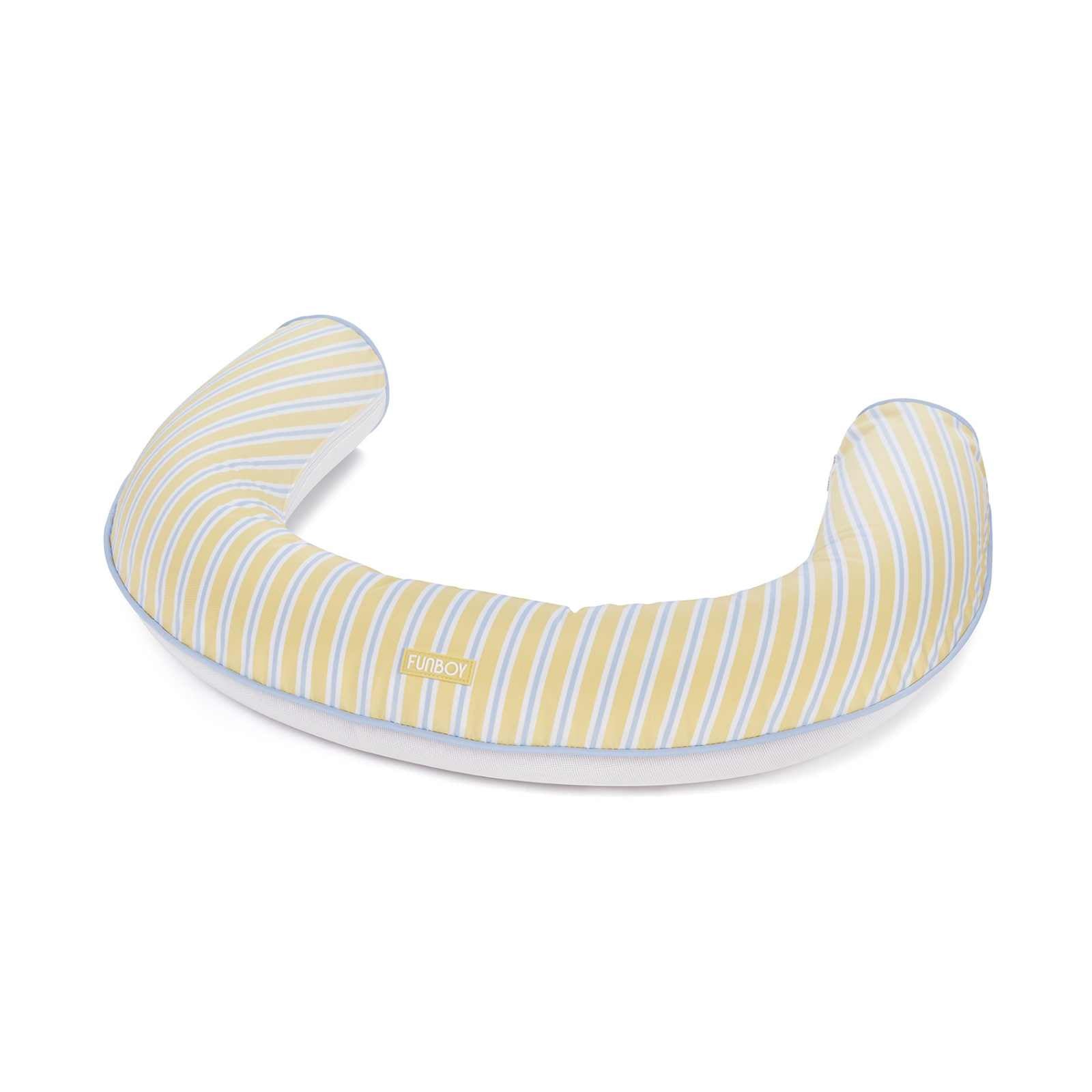 Fabric Covered Pool Noodle - Yellow, Blue & White | FUNBOY Outlet
