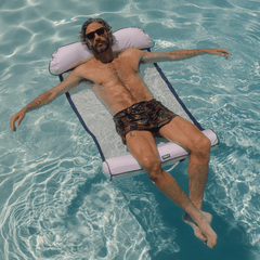 Premium Fabric Pool Hammock - White | FUNBOY Discount