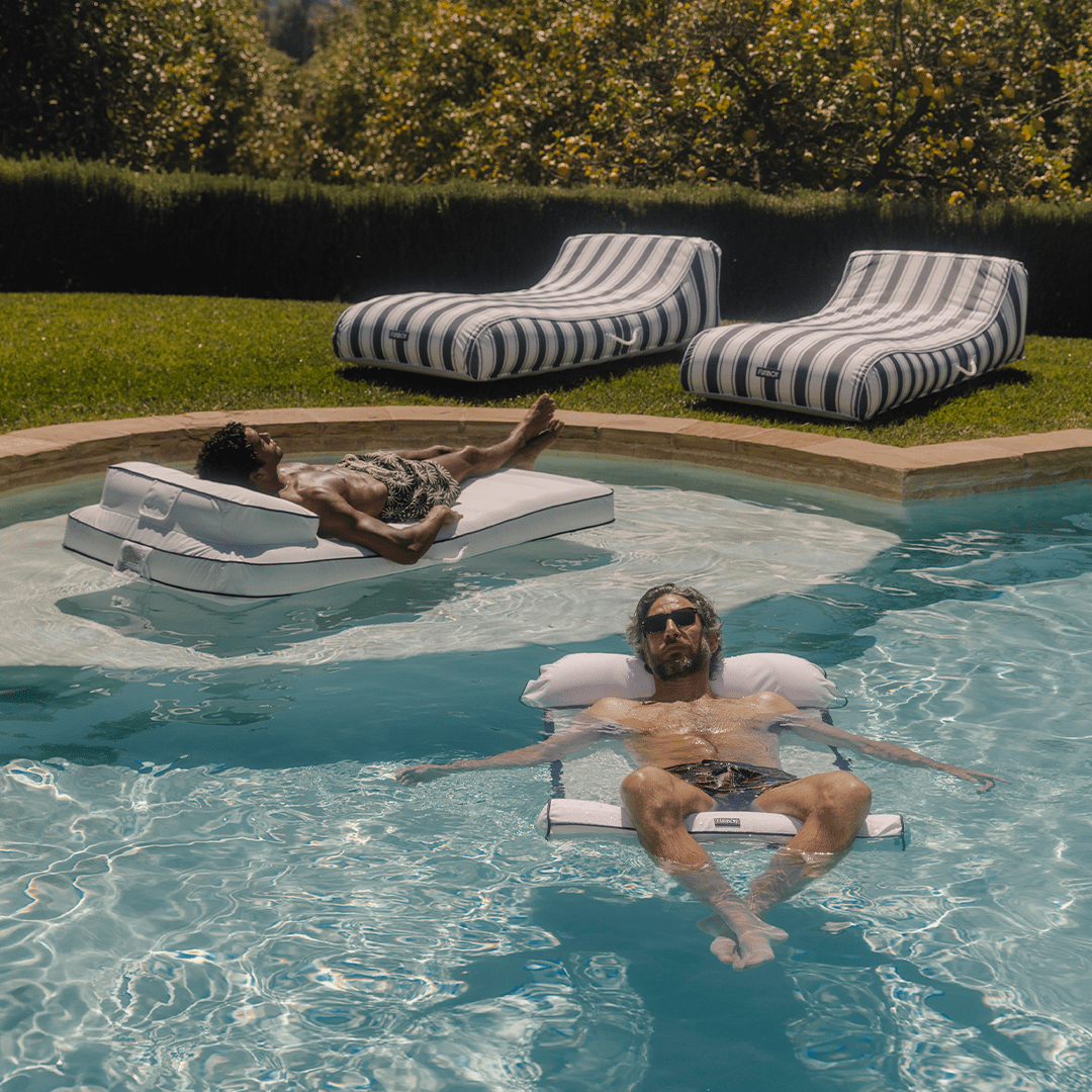 Premium Fabric Pool Hammock - White | FUNBOY Discount