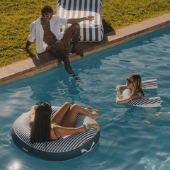 Fabric Covered Pool Noodle - Green Stripe | FUNBOY Outlet
