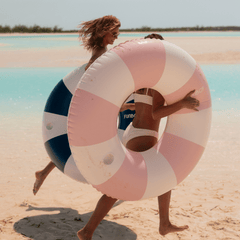Pink Vintage Striped Tube Float | FUNBOY For Sale