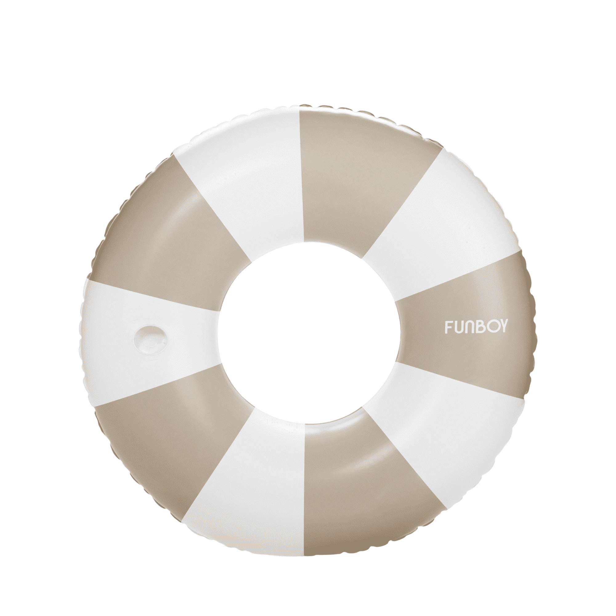Khaki Vintage Stripe Classic Ring Tube Float | FUNBOY Discount