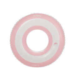 Pool Tube Float: Pink & White, Striped | FUNBOY Sale