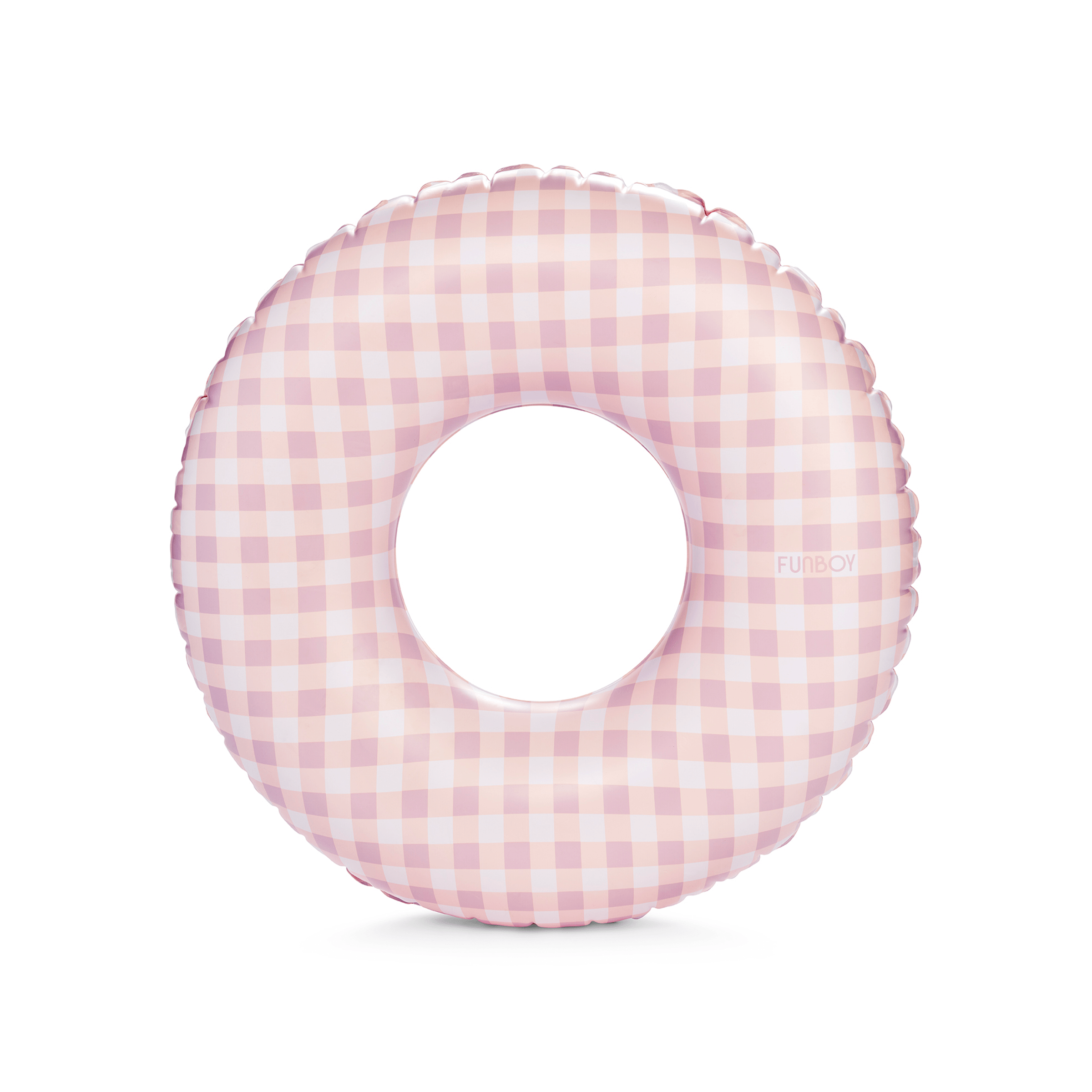 Pink Gingham Kids Tube Float | FUNBOY US