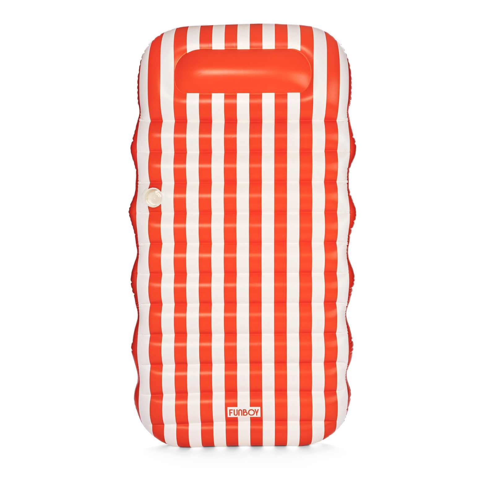 Flat Lounger Orange Stripe | FUNBOY For Sale