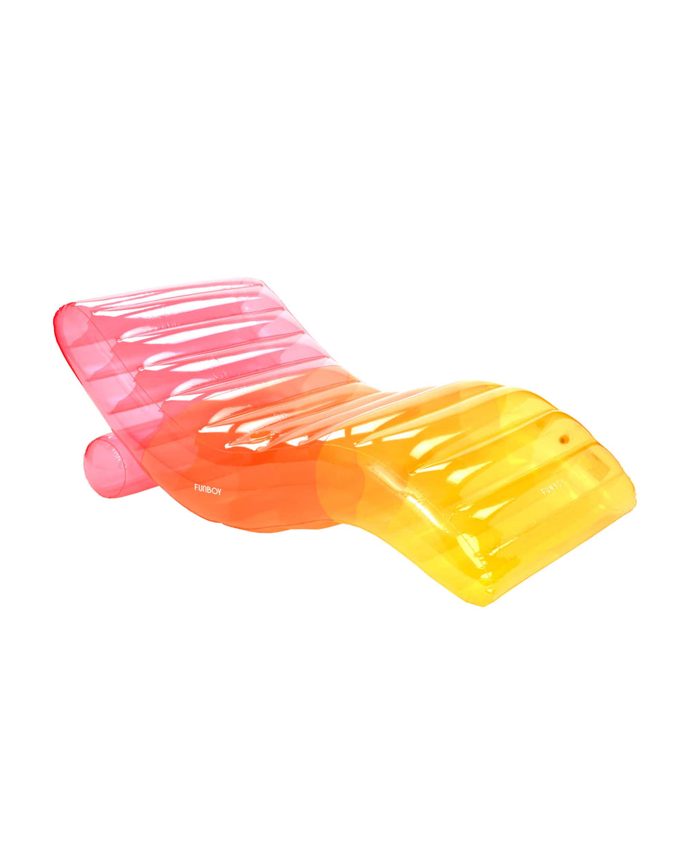 Clear Rainbow Chaise Lounger Pool Float | FUNBOY Near Me
