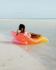 Clear Rainbow Chaise Lounger Pool Float | FUNBOY Near Me